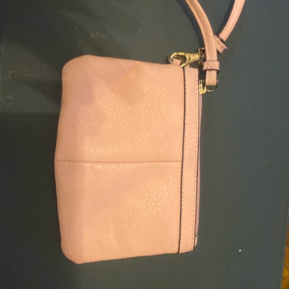 Pink Wilson leather small wallet
